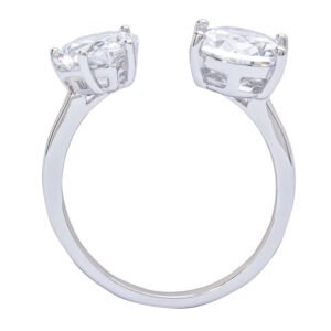 emaango Solitaire Oval & Pear Ring