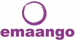 emaango & logo in magenta